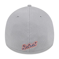 Casquette flexible Active Pivot 39THIRTY des Detroit Tigers New Era pour hommes, grise