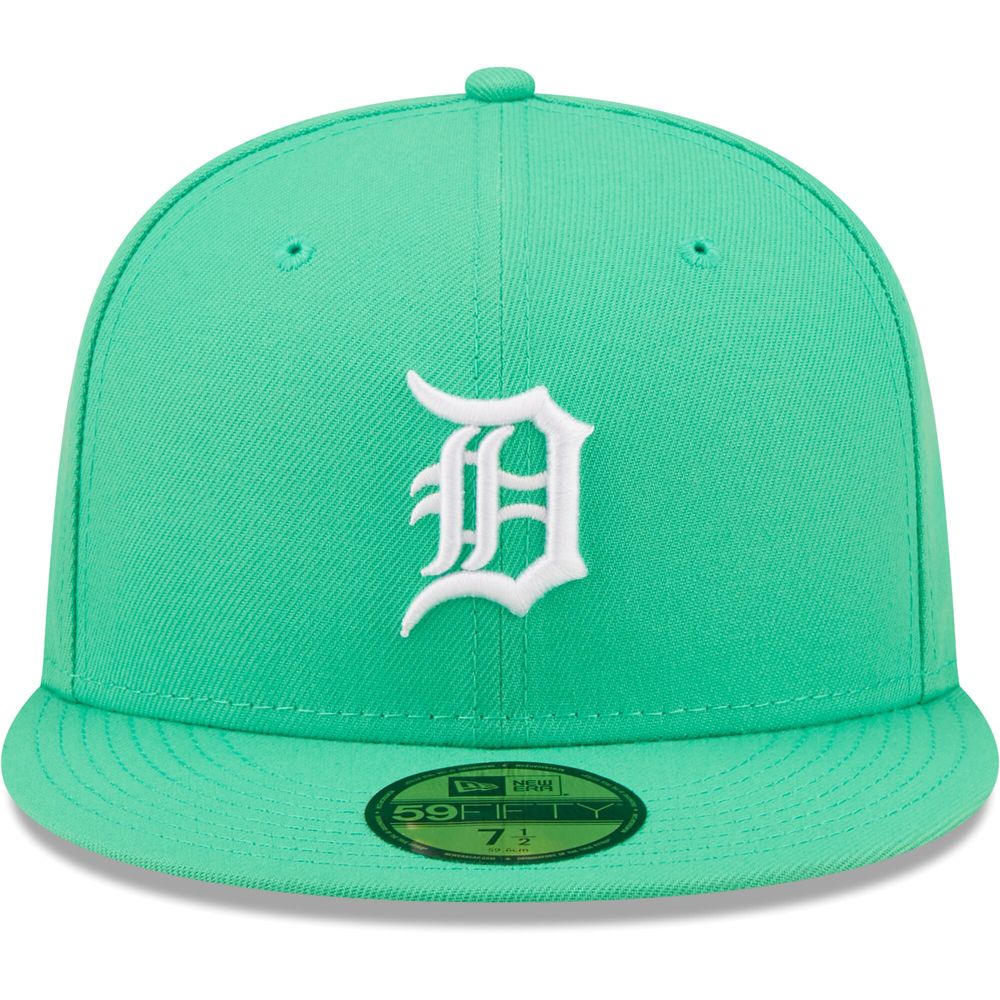 Detroit Tigers New Era Logo 59FIFTY Fitted Hat - Green