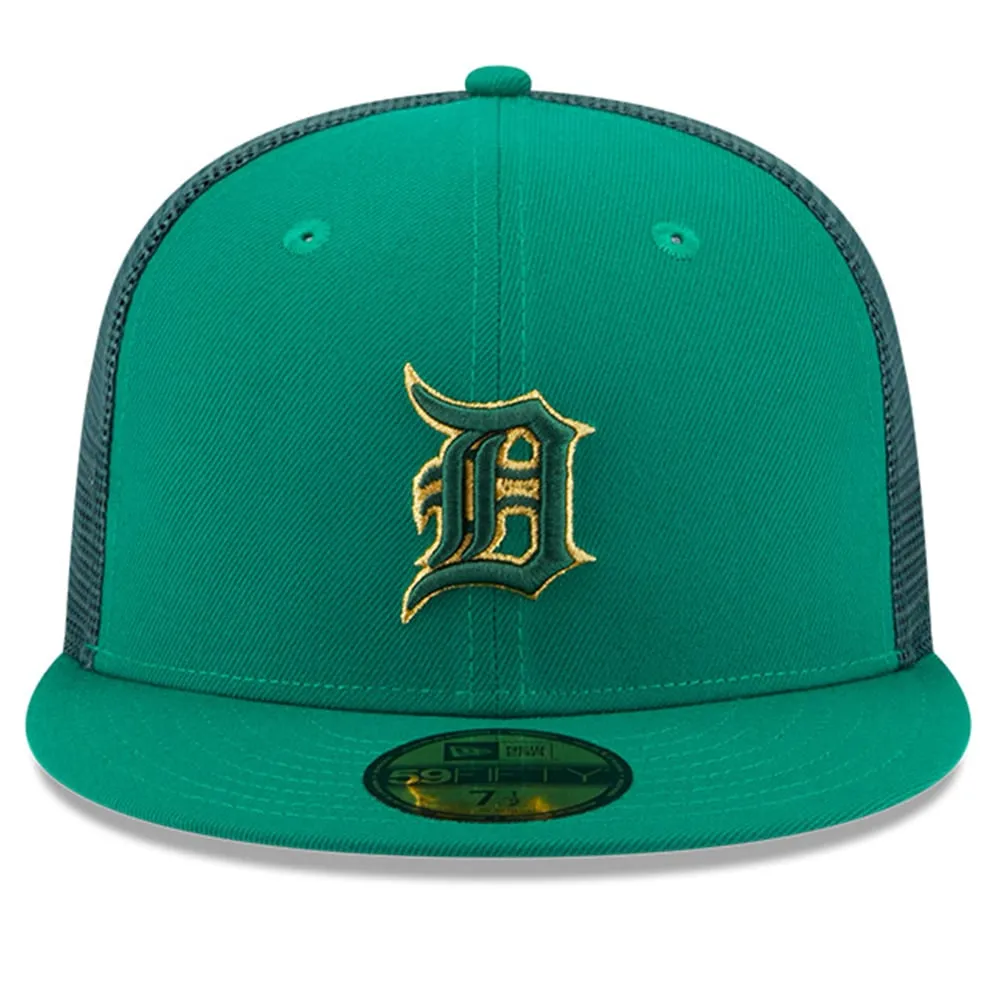 Lids Detroit Tigers New Era 59FIFTY Fitted Hat - Olive/Blue