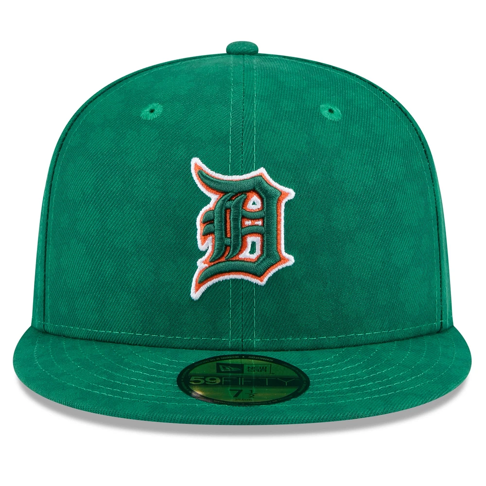Men's New Era Kelly Green Detroit Tigers St. Patrick's Day 59FIFTY Fitted Hat