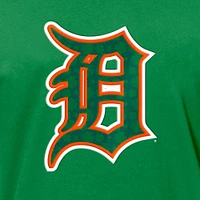 T-shirt à logo trèfle de la Saint-Patrick des Detroit Tigers New Era pour homme, vert Kelly