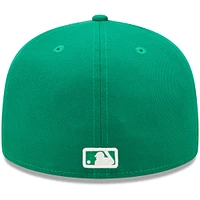 Men's New Era Kelly Green Detroit Tigers White Logo 59FIFTY Fitted Hat