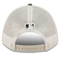 Men's New Era Light Beige/Olive Detroit Tigers 2025 Armed Forces Day 9FORTY M-Crown A-Frame Adjustable Hat