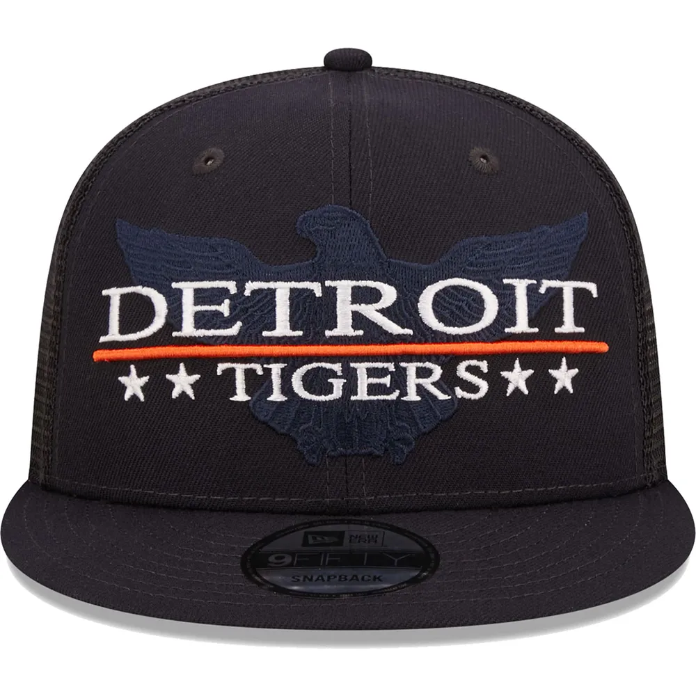 Detroit Tigers New Era Basic 9FIFTY Snapback Hat - Navy