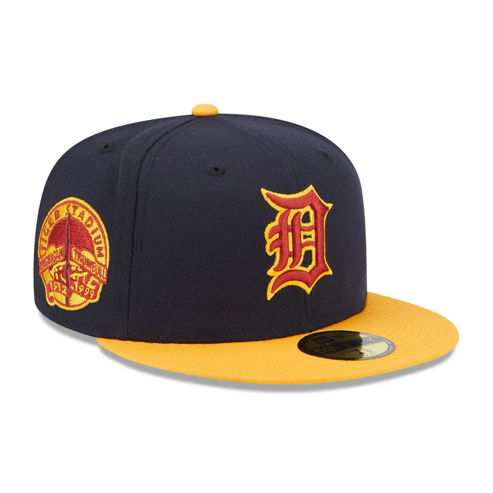 Lids Detroit Tigers New Era Primary Logo 59FIFTY Fitted Hat - Navy/Gold