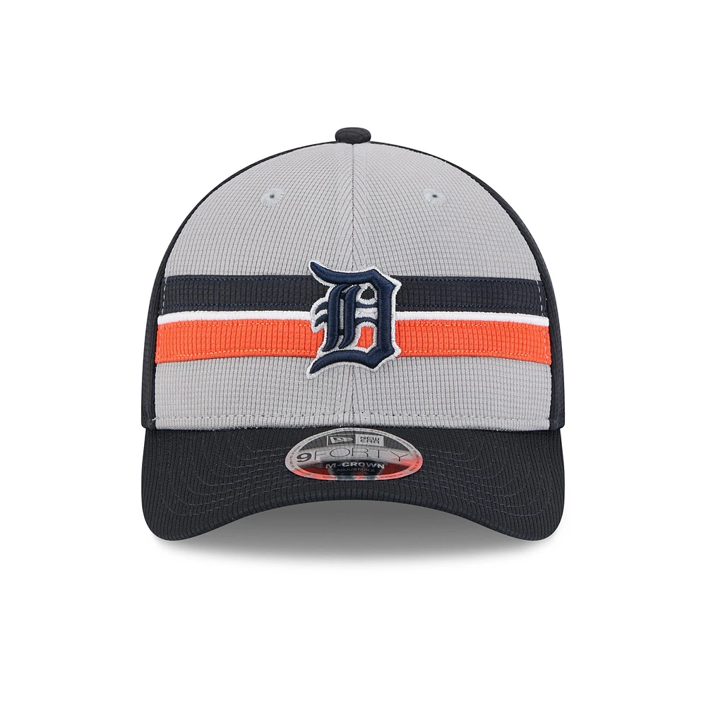 Men's New Era  Navy/Gray Detroit Tigers 2025 Batting Practice 9FORTY M-Crown Adjustable Hat