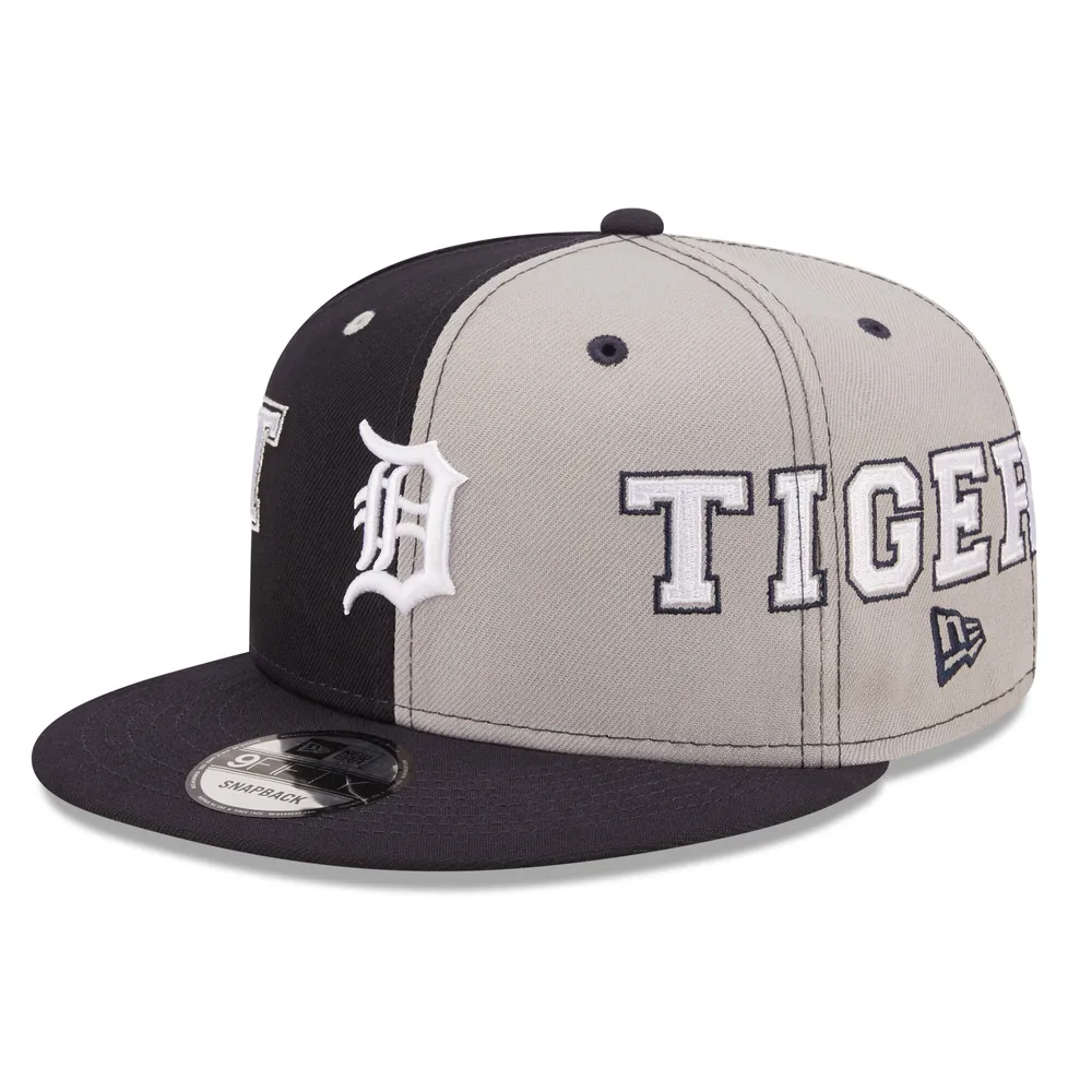 Lids Detroit Tigers New Era Team Split 9FIFTY Snapback Hat - Navy/Gray