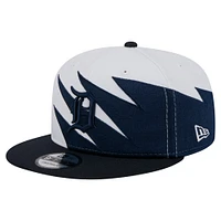 Casquette snapback 9FIFTY Detroit Tigers bleu marine/blanc New Era pour homme