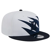 Men's New Era Navy/White Detroit Tigers Jagged 9FIFTY Snapback Hat