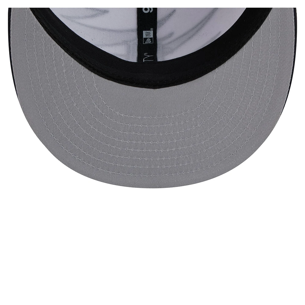 Men's New Era Navy/White Detroit Tigers Jagged 9FIFTY Snapback Hat