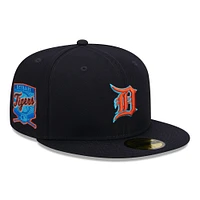 Casquette ajustée 59FIFTY pour homme Detroit Tigers 2023 MLB Father's Day On-Field bleu marine New Era