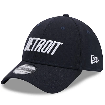 Men's New Era  Navy Detroit Tigers 2024 City Connect 39THIRTY Flex Hat