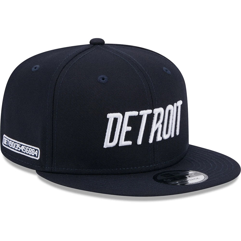 Men's New Era  Navy Detroit Tigers 2024 City Connect 9FIFTY Snapback Hat