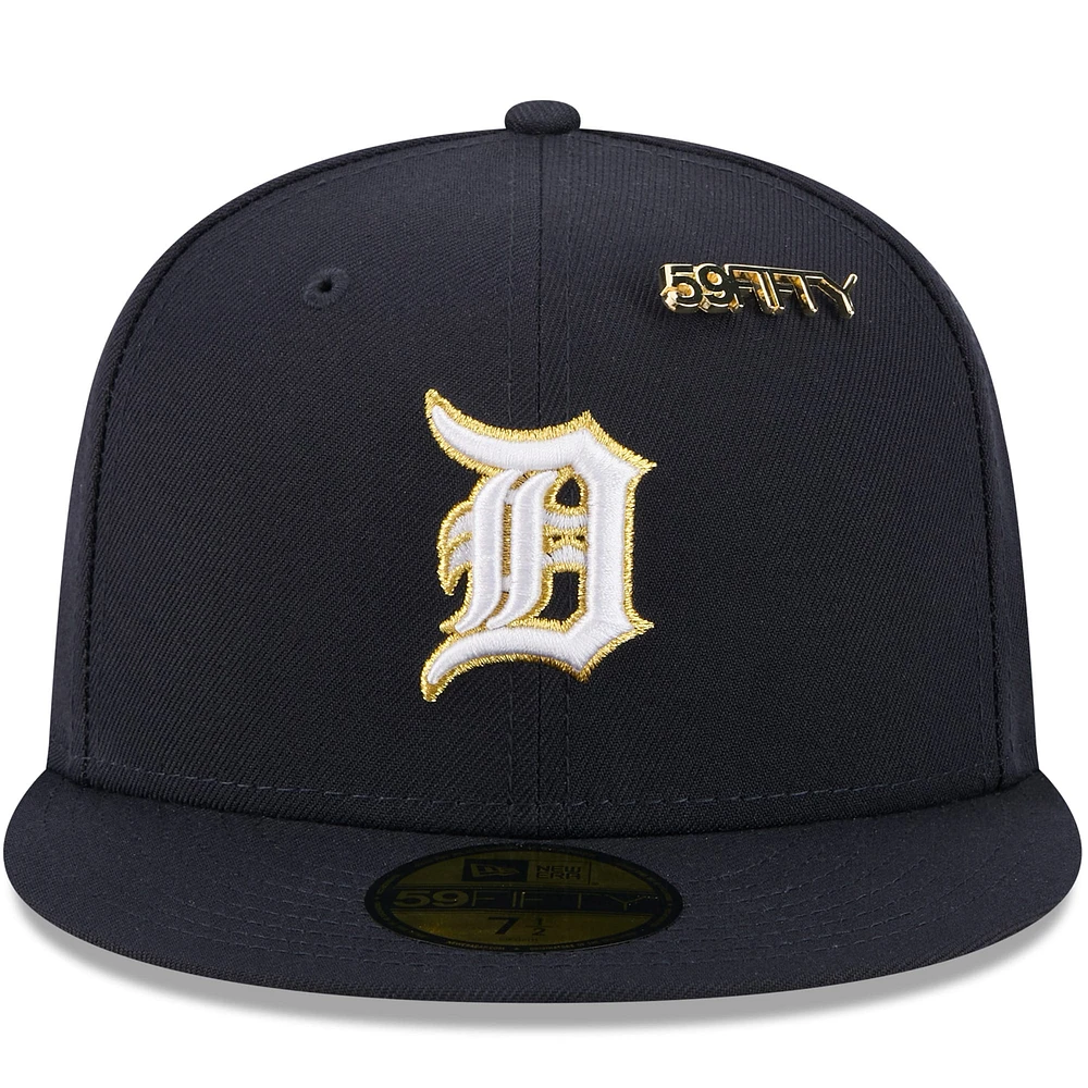 Men's New Era  Navy Detroit Tigers 2025 59FIFTY Day Fitted Hat with Pins