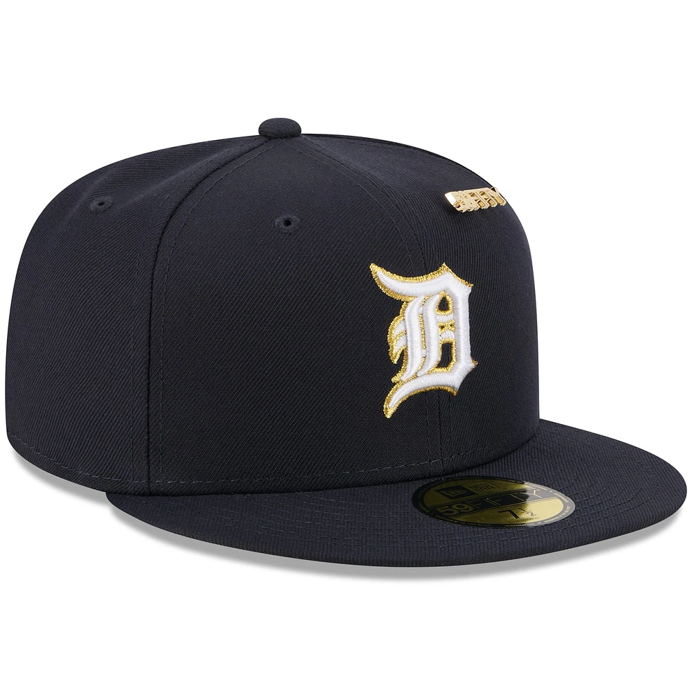 Men's New Era  Navy Detroit Tigers 2025 59FIFTY Day Fitted Hat with Pins