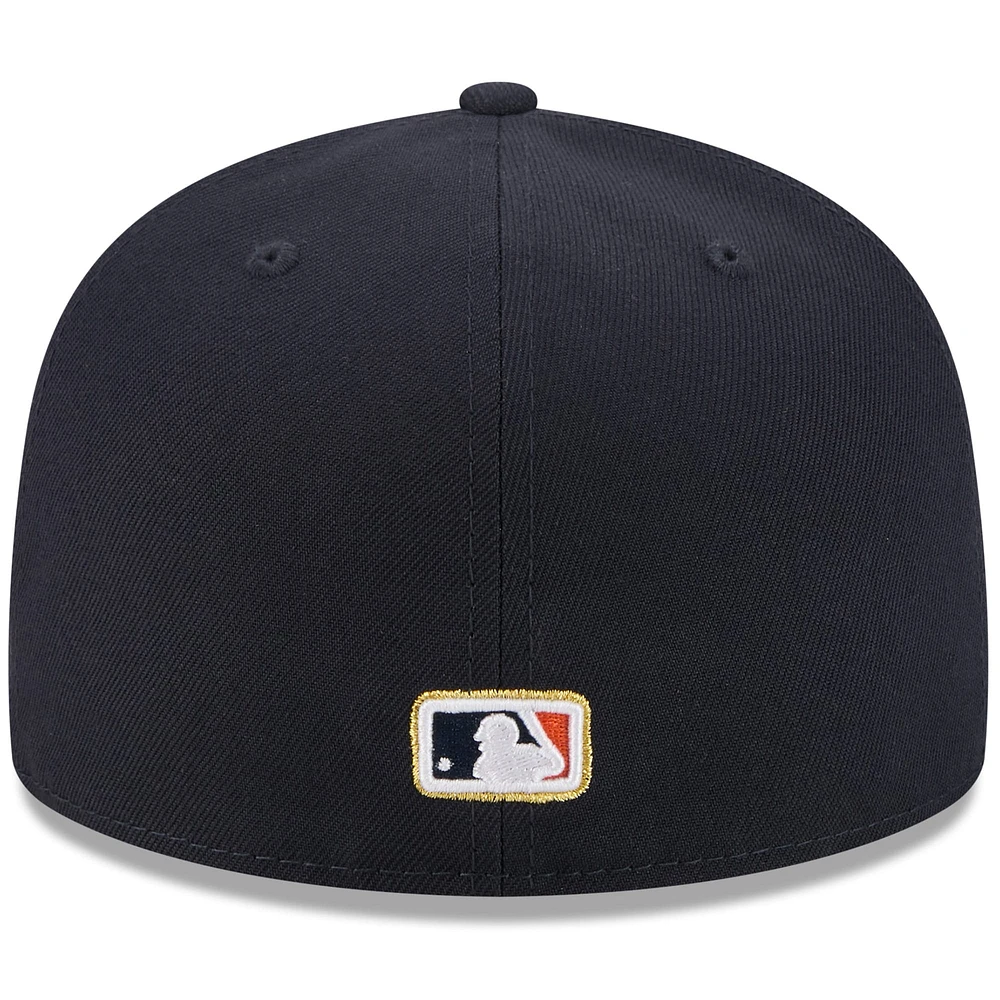 Men's New Era  Navy Detroit Tigers 2025 59FIFTY Day Fitted Hat with Pins