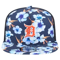 Casquette snapback de golfeur à motif aventure des Detroit Tigers de New Era pour homme