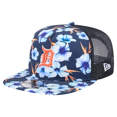 Casquette snapback de golfeur à motif aventure des Detroit Tigers de New Era pour homme