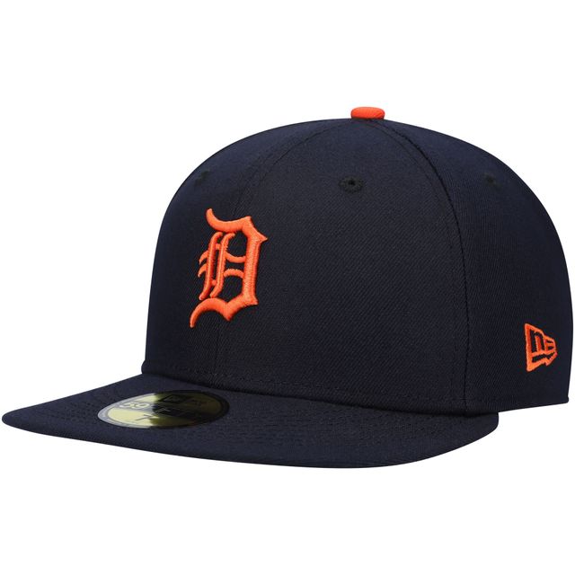 Casquette ajustée 59FIFTY pour homme Detroit Tigers Authentic Collection On-Field Road bleu marine New Era