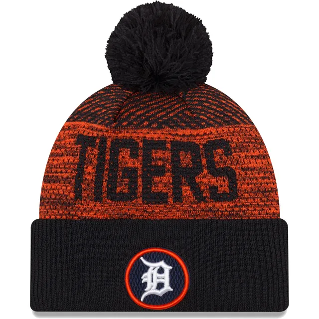 Lids Detroit Tigers '47 Bering Cuffed Knit Hat with Pom - Navy
