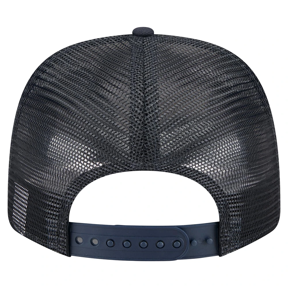 Casquette extensible à bouton-pression New Era bleu marine avec drapeau des Detroit Tigers 9SEVENTY pour homme