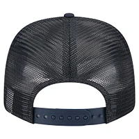 Casquette extensible à bouton-pression New Era bleu marine avec drapeau des Detroit Tigers 9SEVENTY pour homme
