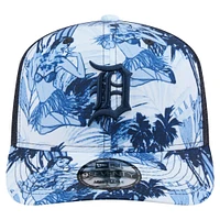 Men's New Era Navy Detroit Tigers Hula Trucker 9SEVENTY Adjustable Hat