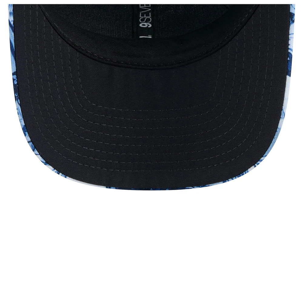 Men's New Era Navy Detroit Tigers Hula Trucker 9SEVENTY Adjustable Hat