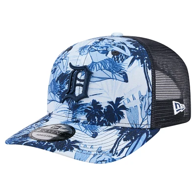 Men's New Era Navy Detroit Tigers Hula Trucker 9SEVENTY Adjustable Hat