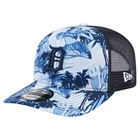 Men's New Era Navy Detroit Tigers Hula Trucker 9SEVENTY Adjustable Hat