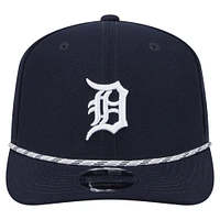 Men's New Era Navy Detroit Tigers Multi-Rope 9SEVENTY Stretch-Snap Hat