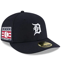 Men's New Era Navy Detroit Tigers National Baseball Hall of Fame Low Profile 59FIFTY Fitted Hat