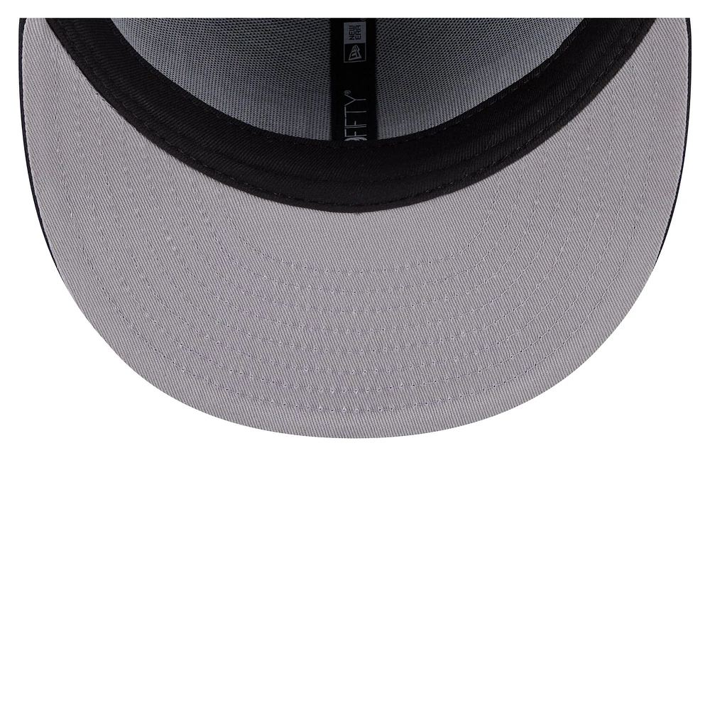 Casquette ajustée Detroit Tigers Overlap 59FIFTY de New Era pour homme, bleu marine