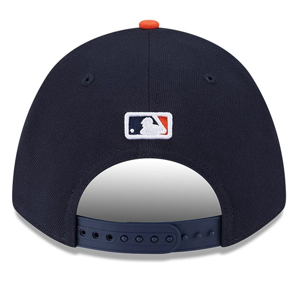 Men's New Era  Navy Detroit Tigers Player Replica 9FORTY Adjustable Hat