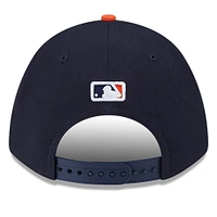 Men's New Era  Navy Detroit Tigers Player Replica 9FORTY Adjustable Hat