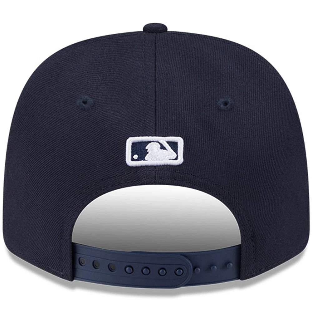 Men's New Era  Navy Detroit Tigers Player Replica 9SEVENTY Adjustable Hat