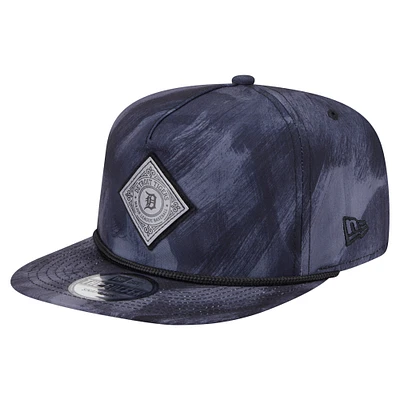 Casquette de golf à imprimé Detroit Tigers bleu marine New Era pour homme
