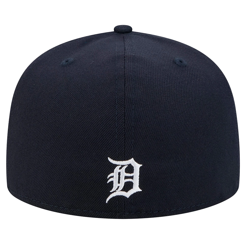 Men's New Era Navy Detroit Tigers Ransom 59FIFTY Fitted Hat