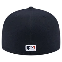Men's New Era Navy Detroit Tigers State Stitch 59FIFTY Fitted Hat