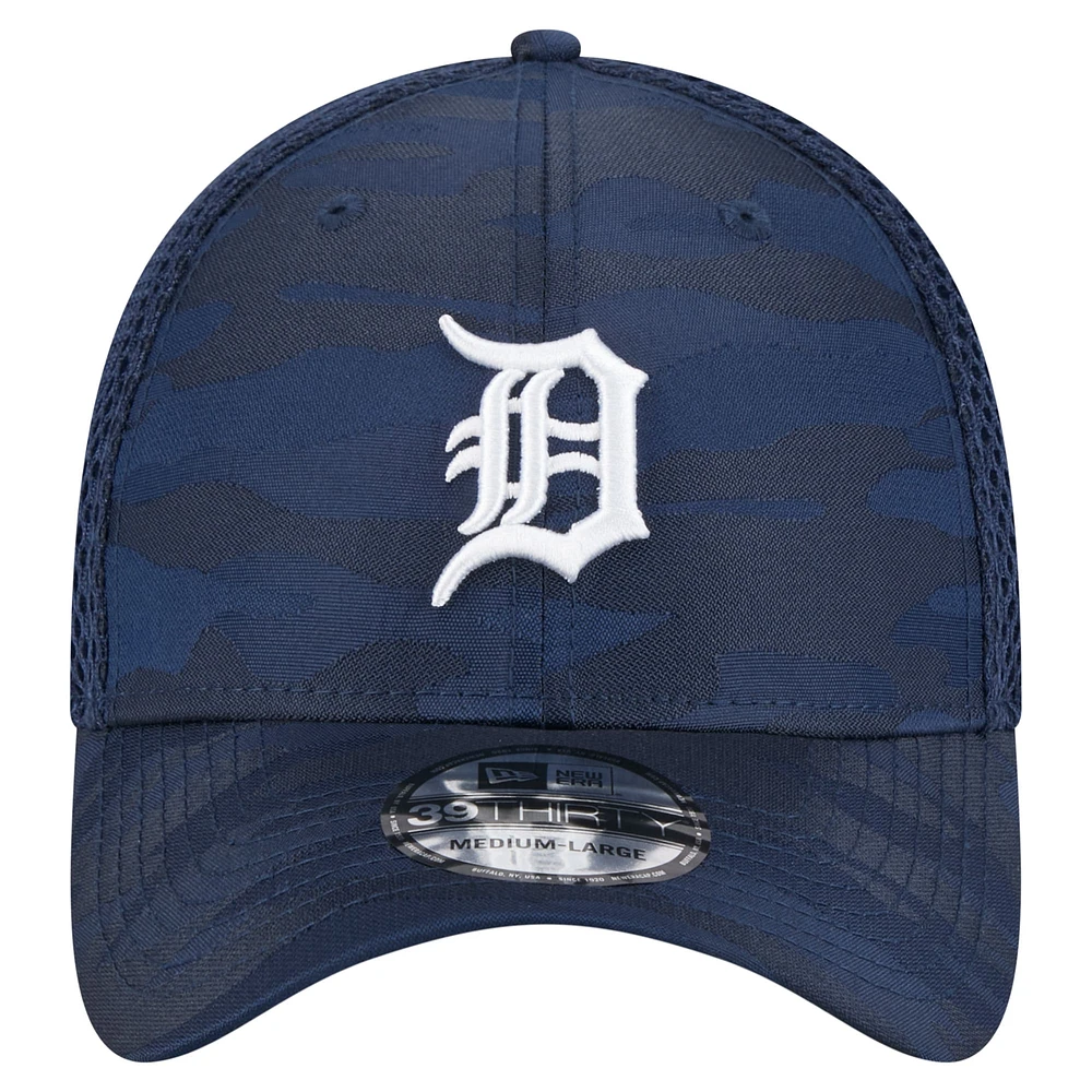 Men's New Era Navy Detroit Tigers Subtle Camo 39THIRTY Flex Hat