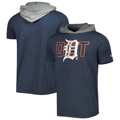 Detroit Tigers New Era Team Hoodie T-Shirt - Navy