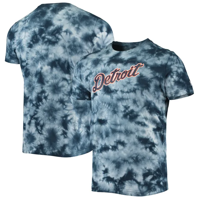 New Era T Shirt Mens 2XL Blue Astros Tie Dye Long Sleeve 100% Cotton