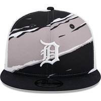 Men's New Era Navy Detroit Tigers Tear Trucker 9FIFTY Snapback Hat