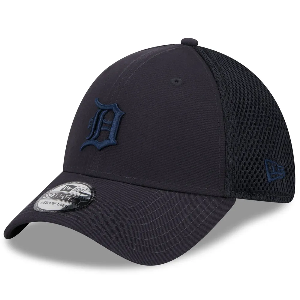 Men's New Era Navy Detroit Tigers Team Neo 39THIRTY Flex Hat