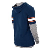 Lids Atlanta Braves New Era Twofer Pullover Hoodie - Navy