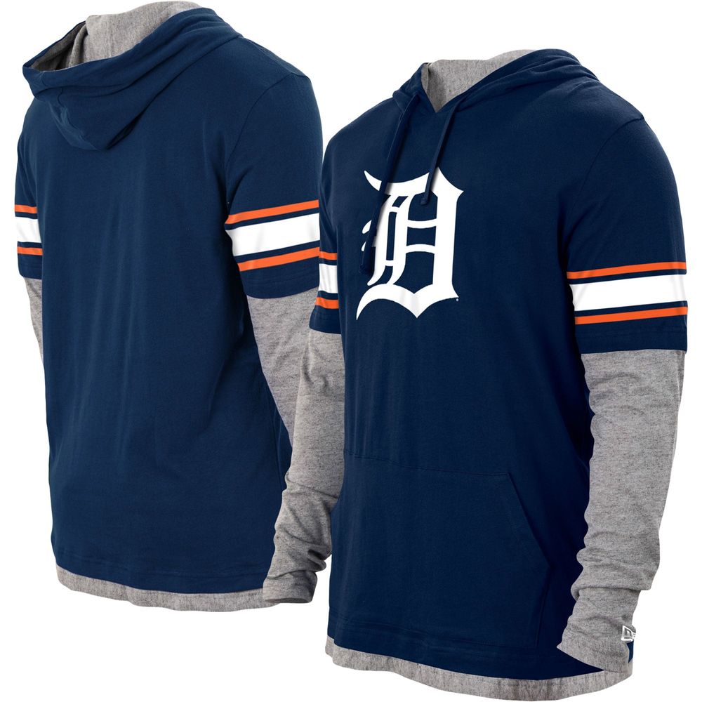 47 Women's Detroit Tigers Headline Pullover Hoodie, Size: Large, Blue