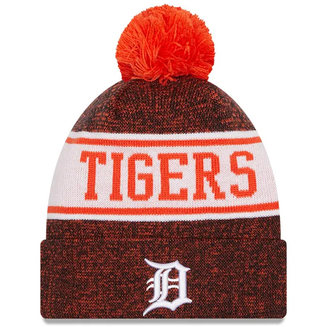 Detroit Tigers Fleece Lined Orange and Blue Winter Hat