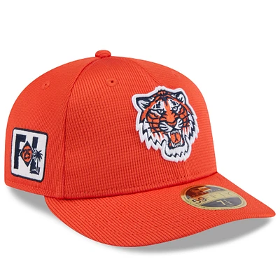Men's New Era  Orange Detroit Tigers 2025 Spring Training Low Profile 59FIFTY Fitted Hat
