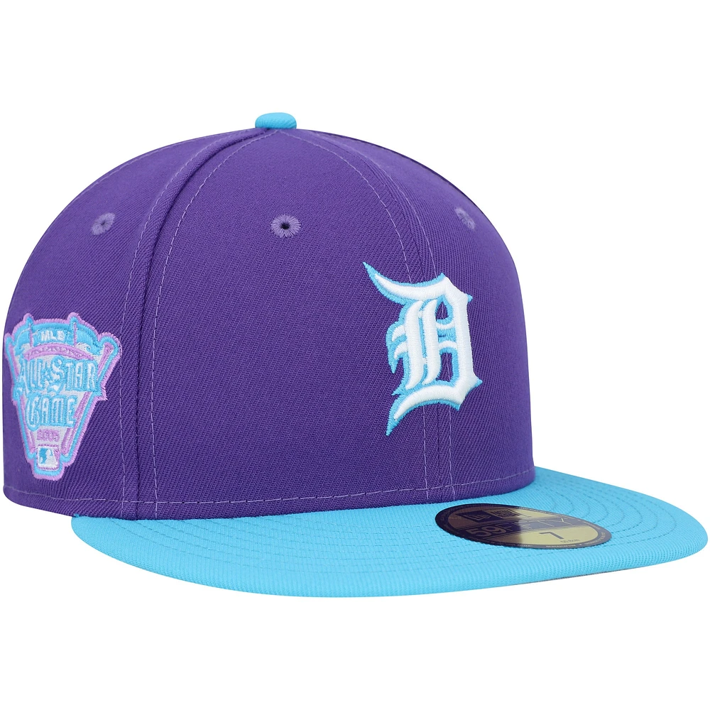 Casquette ajustée Vice 59FIFTY pour homme Detroit Tigers New Era violette