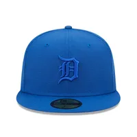 Men's New Era Royal Detroit Tigers White Logo 59FIFTY Fitted Hat 